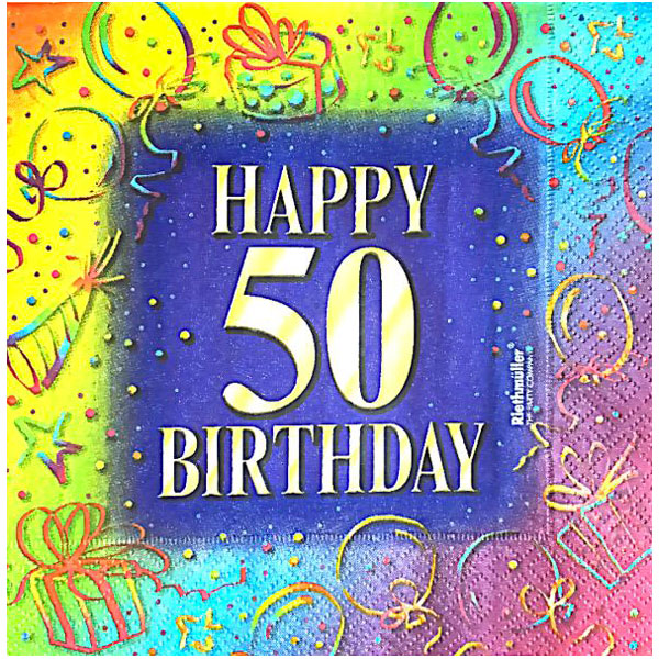 Palloncini Per Compleanno 50 Anni – 5 Pezzi In Lattice Multicolore Da 30 Cm – Decorazioni Festa
