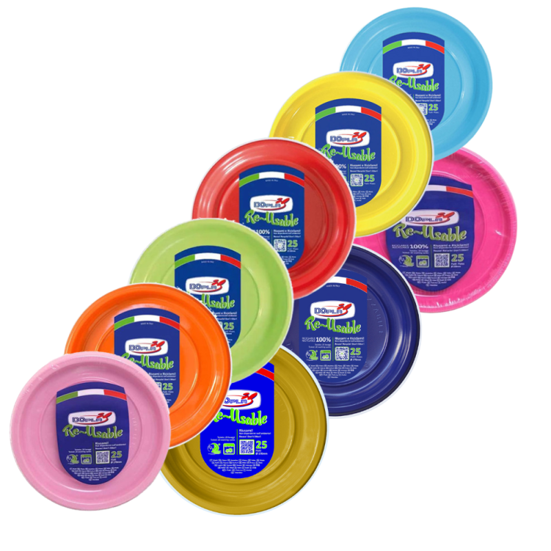 Coordinati in plastica usa e getta