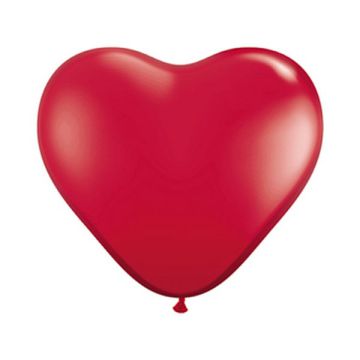 Palloncino Cuore Rosso (015) 6"  Pz.50