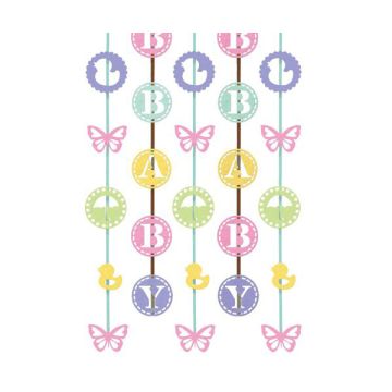 FESTONE FILARE IN FELTRO NASCITA PZ.6