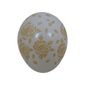 PALLONCINO ROSE ELEGANTI 12" PZ.100