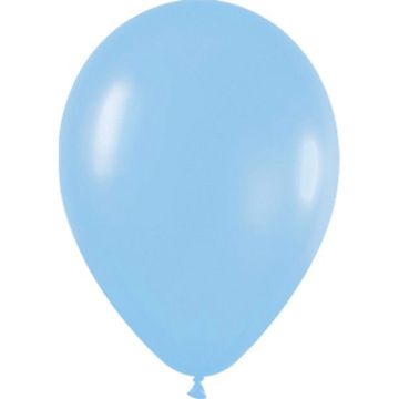 Palloncino Azzurro (440) 10"" Pz.100 Colore Perlato cm. 25