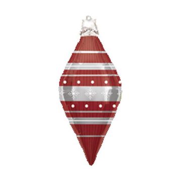 PALLONCINO ROSSO HOLIDAY ORNAMENT PZ.1