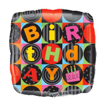 PALLONCINO BIRTHDAY SQUARES PZ.1