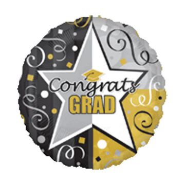 PALLONCINO CONGRATS GRAD STAR PZ.1