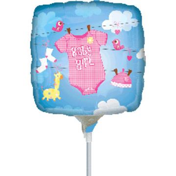 PALLONCINO NASCITA BAMBINA PZ.5