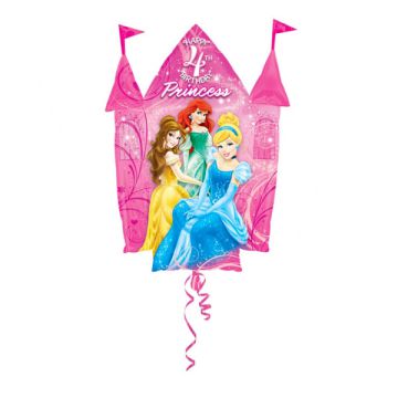 PALLONCINI PRINCIPESSE 4 COMPLEANNO PZ.1