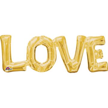 Palloncino Love Oro Pz.1