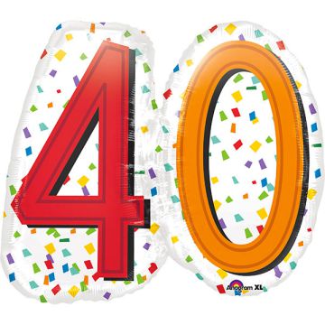 PALLONCINO 40 ANNI COMPLEANNO PZ.1