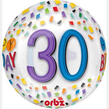 PALLONCINO 30° COMPLEANNO ORBZ PZ.1
