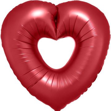PALLONCINO CUORE APERTO ROSSO PZ.1