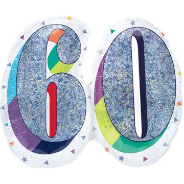 PALLONCINO ECCO IL 60° COMPLEANNO PZ.1