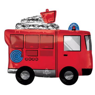 Palloncino camion dei pompieri pz.1