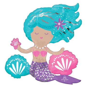 Palloncino sirena del mare pz.1