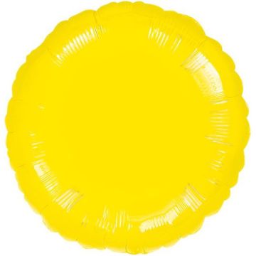 Palloncino Tondo Giallo 18" Pz.5