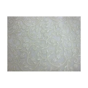 Rotolo organza margherite pz.1, MT.3 X CM.H.150
