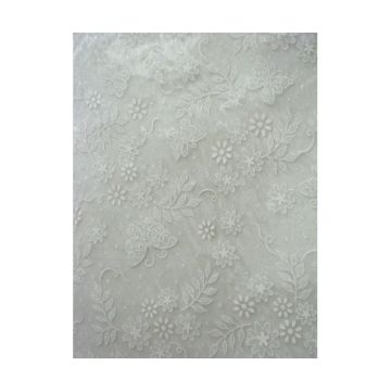 Rotolo organza fiori pz.1, MT.3 X CM.H.150