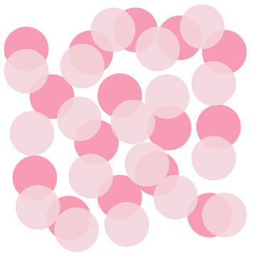 Coriandoli da tavola Dots Rosa Pz.1 Gr.22 Carta