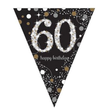 BANDIERINA 60° COMPLEANNO PZ.1