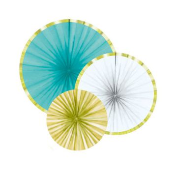 DECORAZIONE ROSONE ANANAS PINEAPPLE PZ.3
