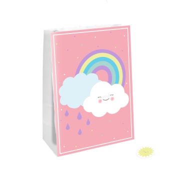 Sacchetti Arcobaleno In Carta Pz.4