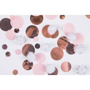 CONFETTI DOTS E PUFF ROSE GOLD PZ.1