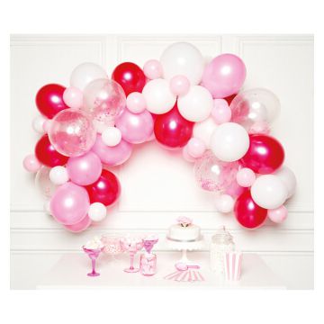 Kit Arco Palloncini Rosa Pz.70