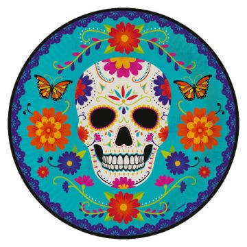 Piatti Dia De Los Muertos Pz.8