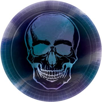 Piatti Halloween Teschio Pz.8