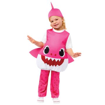 Costume Baby Shark Rosa Pz.1 - 2-3 Anni - Cm.98