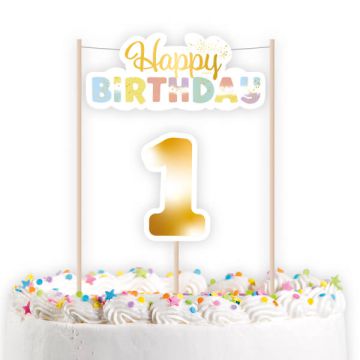 Decorazione Torta 1st Compleanno Pz.1