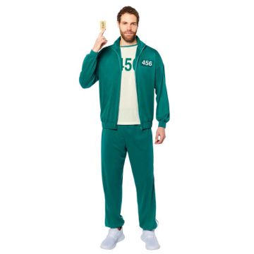Costume Squid Game Giocatore 456 T. Xl