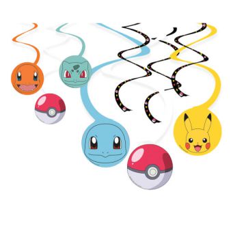 Decorazione Swirl Pokemon Pz.6