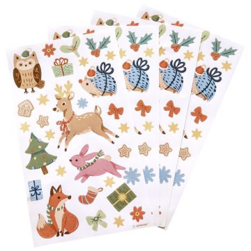 Stickers Natalizi 4 Fogli