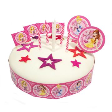 KIT DECORATIVO PER TORTA PRINCIPESSE