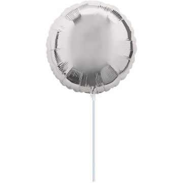 PALLONCINO TONDO ARGENTO 9" PZ.10