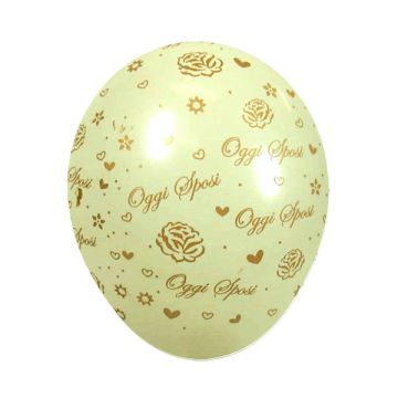 PALLONCINO OGGI SPOSI ROSE (5") PZ.100