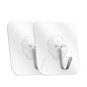 Ganci adesivi 6x6 cm. pz. 10 portata 10 kg.