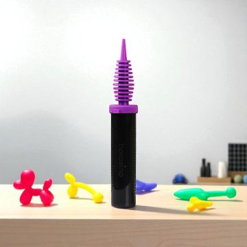 Pompetta manuale per modellabili 160  Nera e Viola pz1