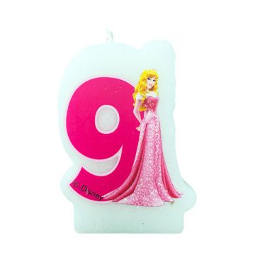 CANDELA PRINCIPESSE 9° COMPLEANNO PZ.1