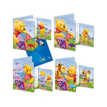 Biglietto Winnie Con Rotella Anni