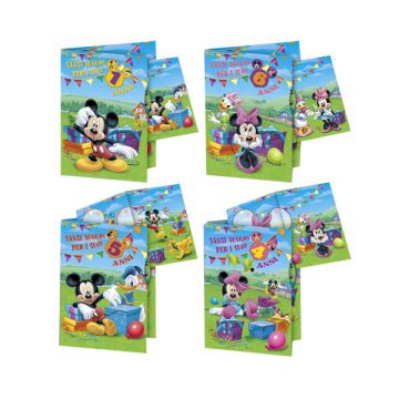Biglietto Festa Disney Con Rotella