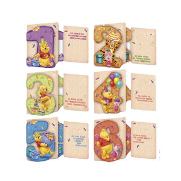 Biglietto Winnie Compleanno N.6
