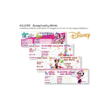 INVITI MINNIE E PAPERINA PZ.15