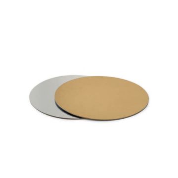 Sottotorta Rotondo Oro/Argento Ø 26 Pz.1