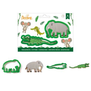 Tagliapasta Elefante E Coccodrillo Pz.2