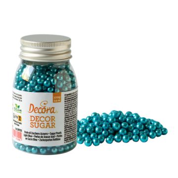 Perle Di Zucchero Azzurro Metal 100g.