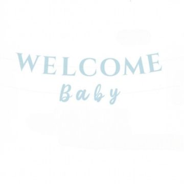 Festone Welcome Baby Blue Pz.1