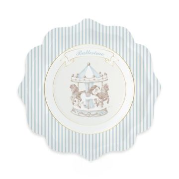 Piatti Battesimo Carillon Blue Pz.6
