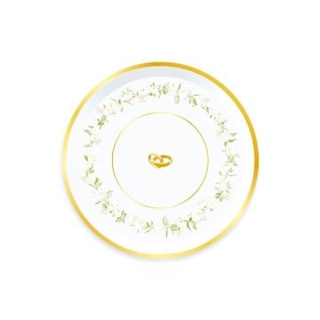 Piatti Matrimonio Cm.18 Pz.6